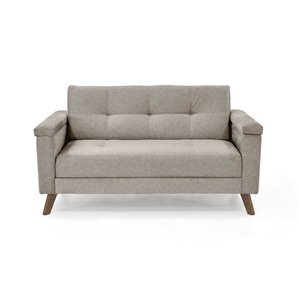 Sofa Carter 2 Puestos 150x83x84 Tela Taupe