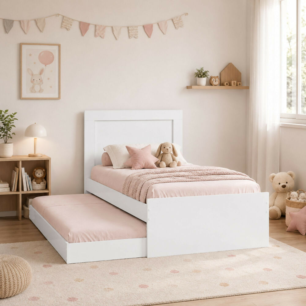 Cama Sencilla Verona, Blanco