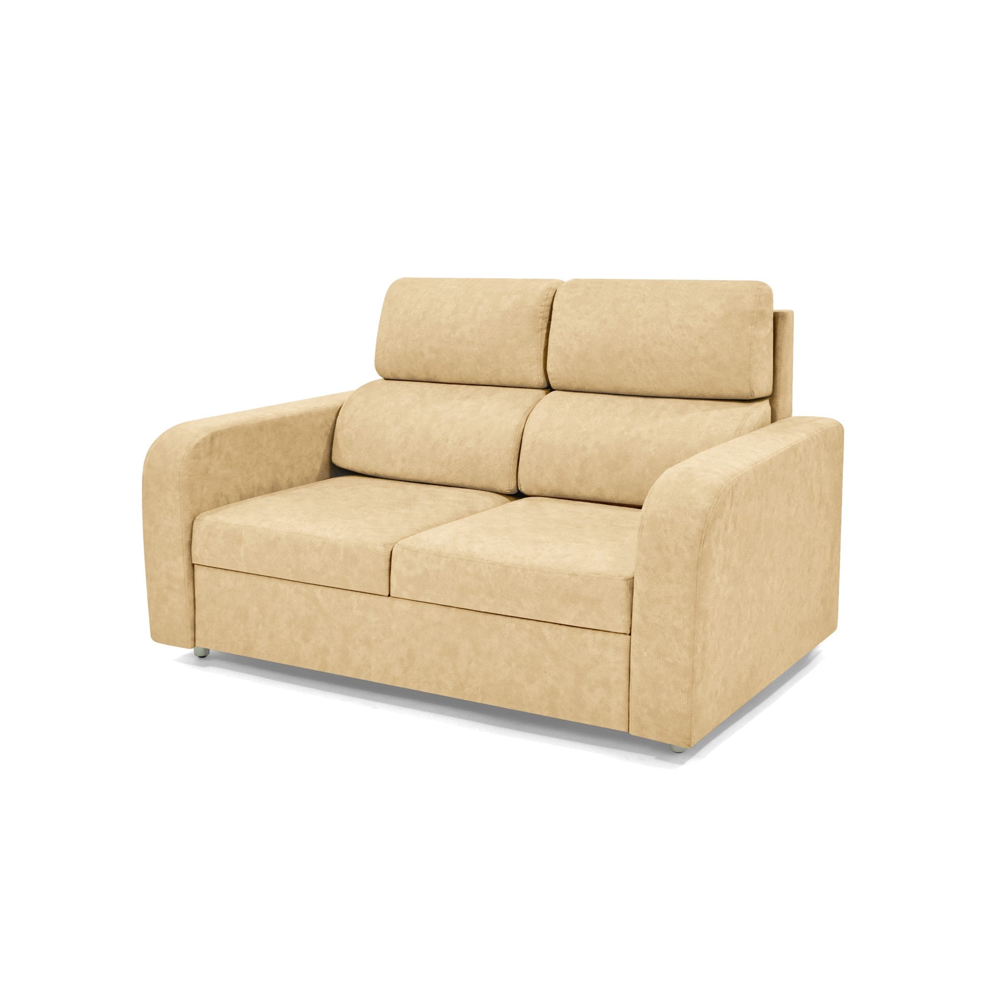 Sofa Bary 2P Tela Poliester Beige