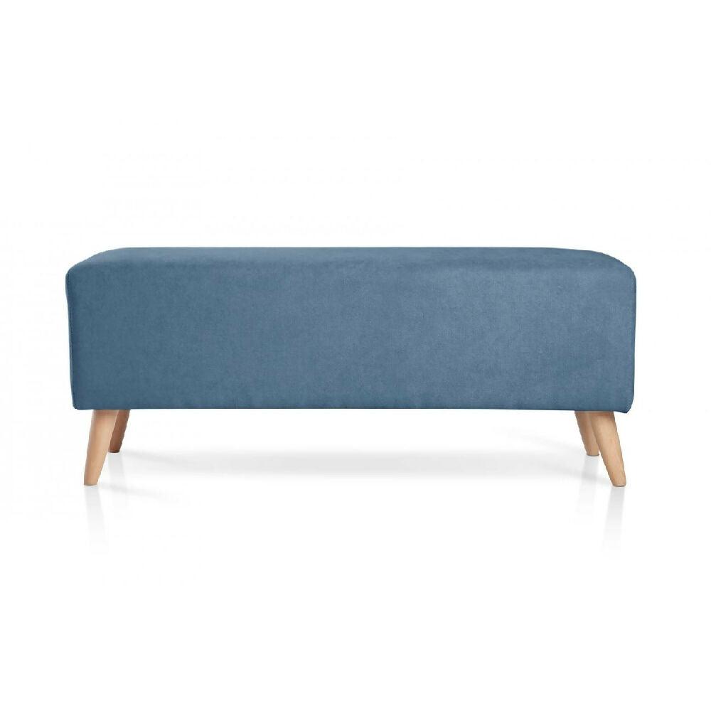 Puff Banco Otomano Liso Azul