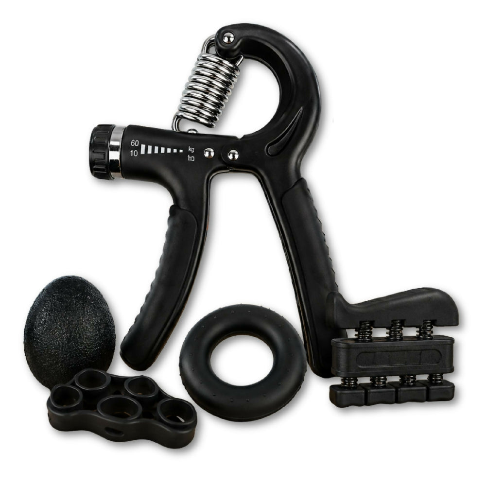 Kit Ejercitador De Mano Combo Hand Grip Fortalece Agarre Y Antebrazo