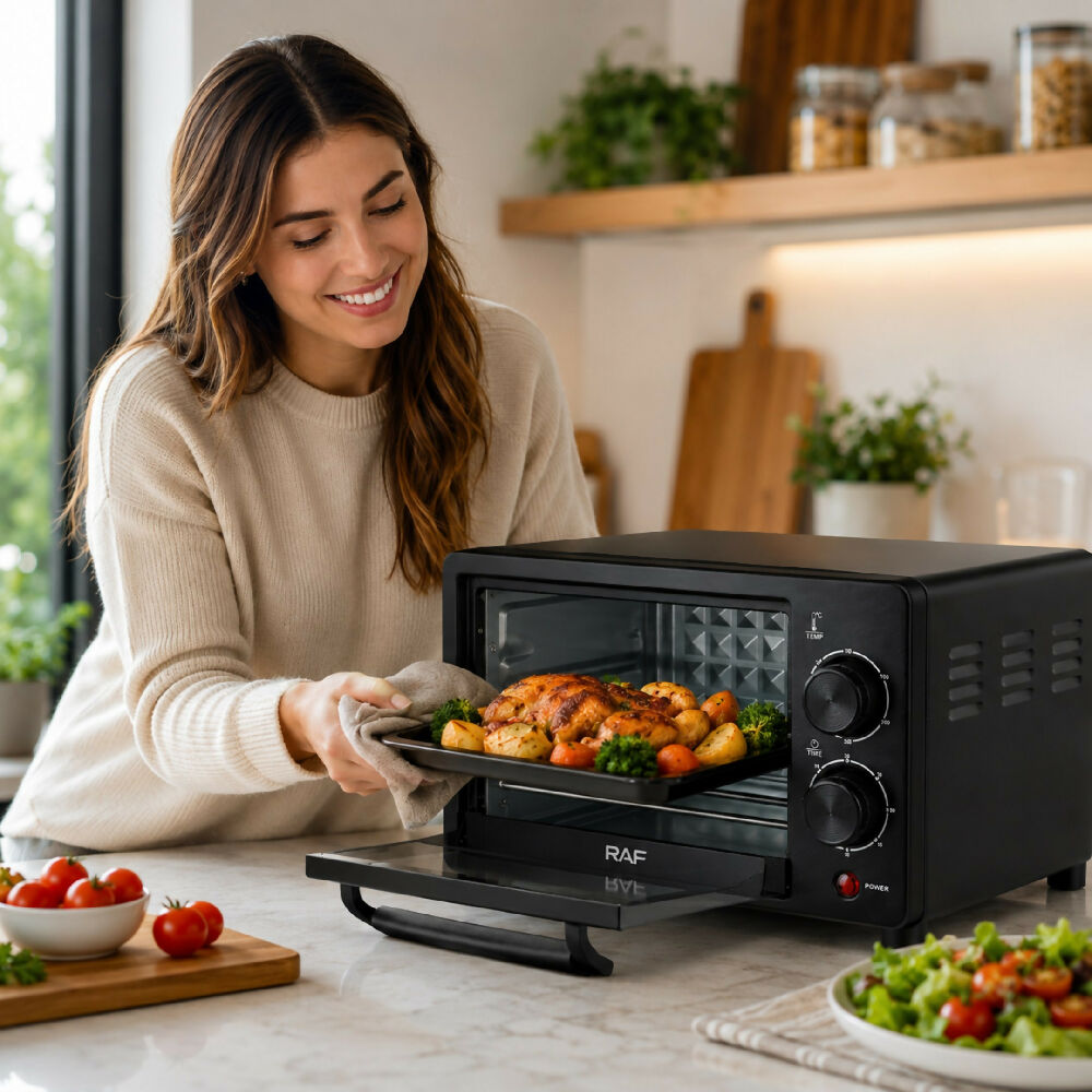 Horno Tostador RAF 110 Compacto Con Control De Temperatura
