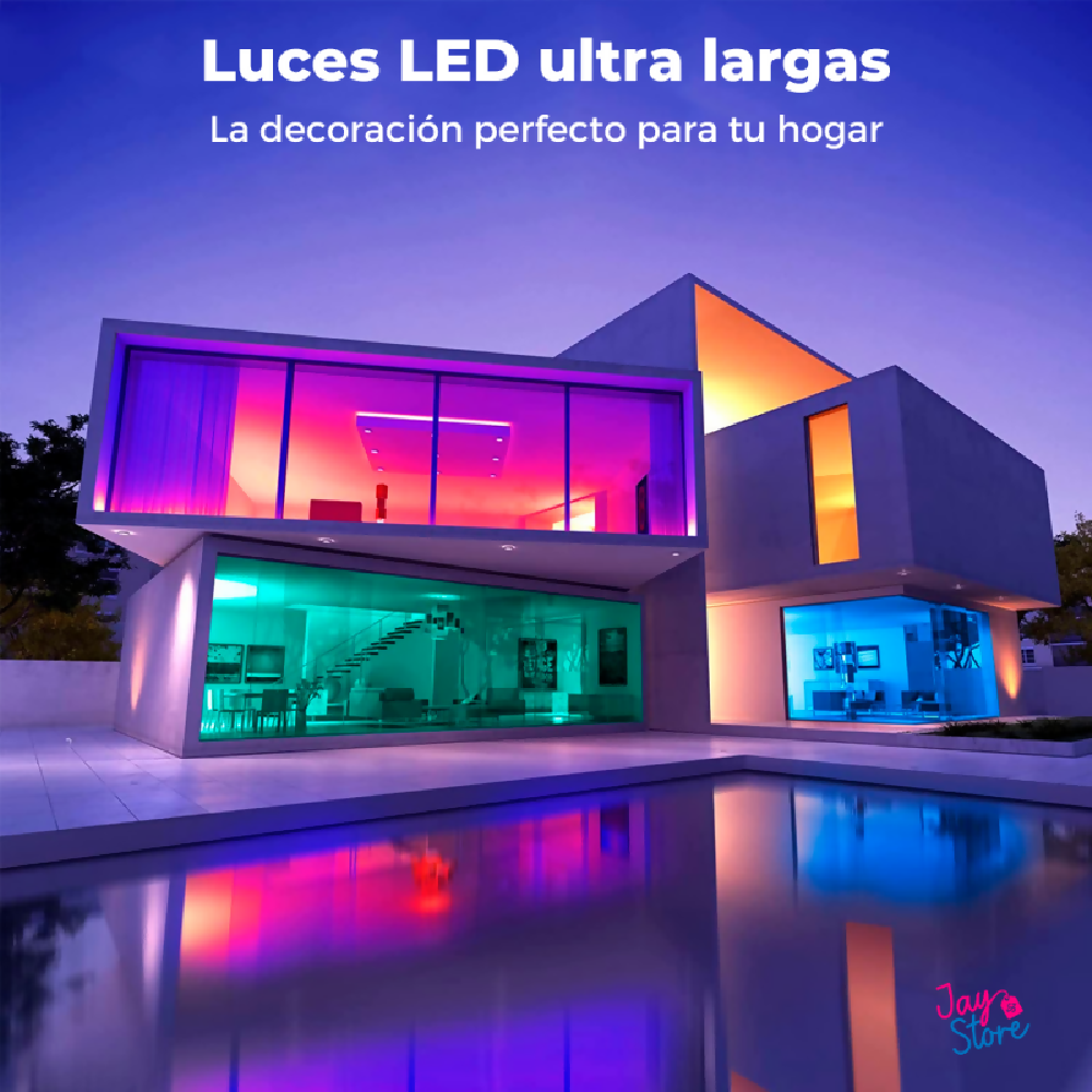 Cinta De Luz LED 5mts Bluetooth 5050 RGB + Control