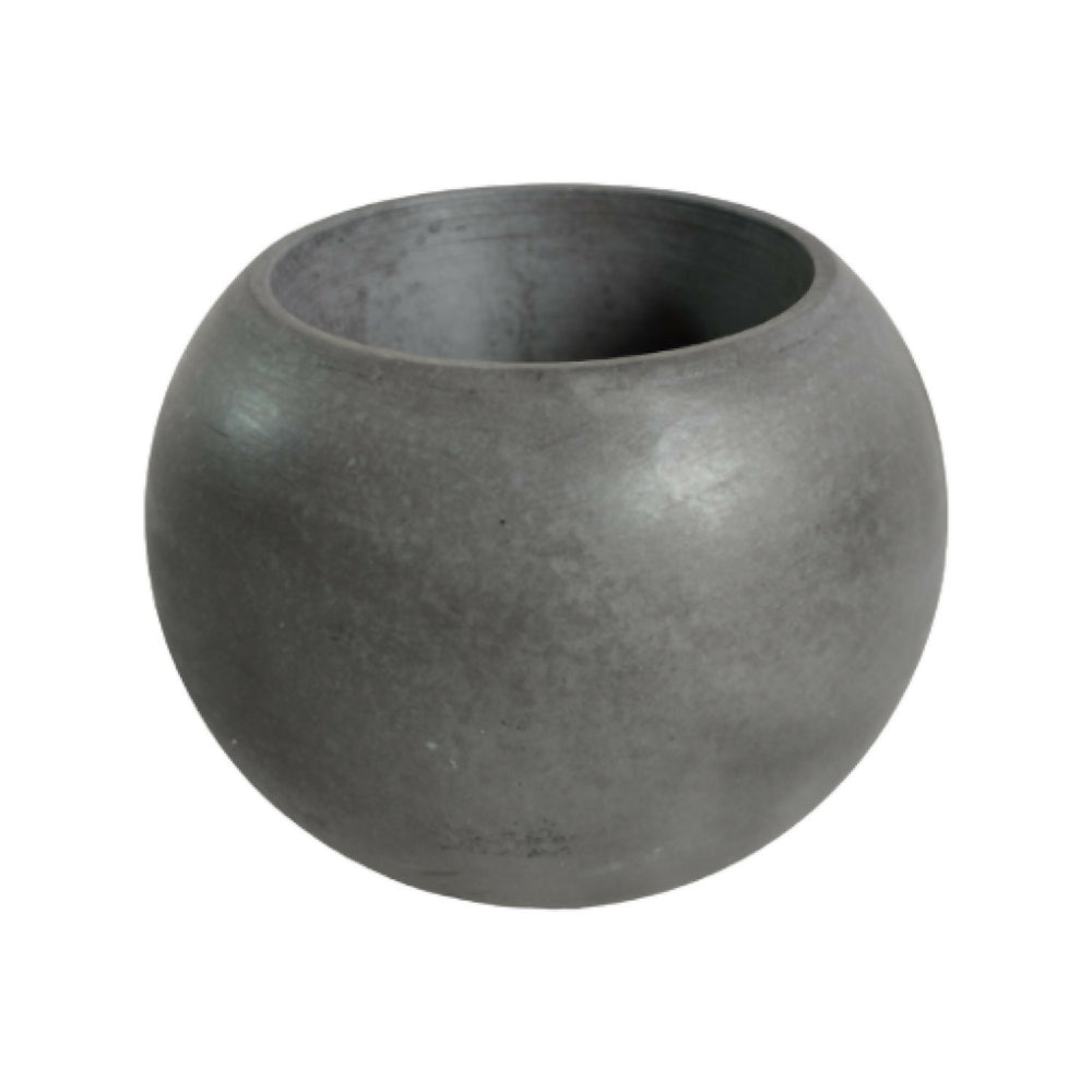 matera de mesa en cemento luna mini negro y blanco de concreto tienda online de materas y decoración
