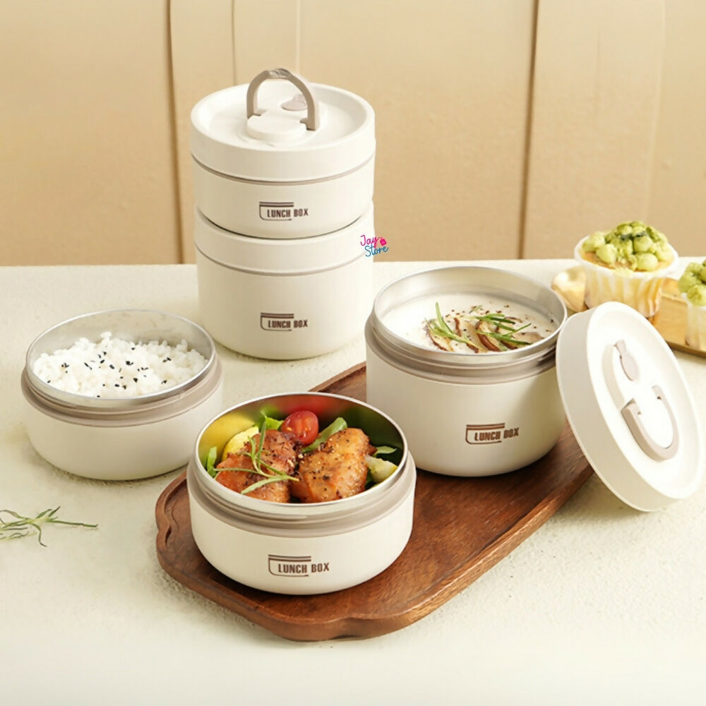 Lonchera Térmica Portacomidas Recipientes Comida Lunch Box
