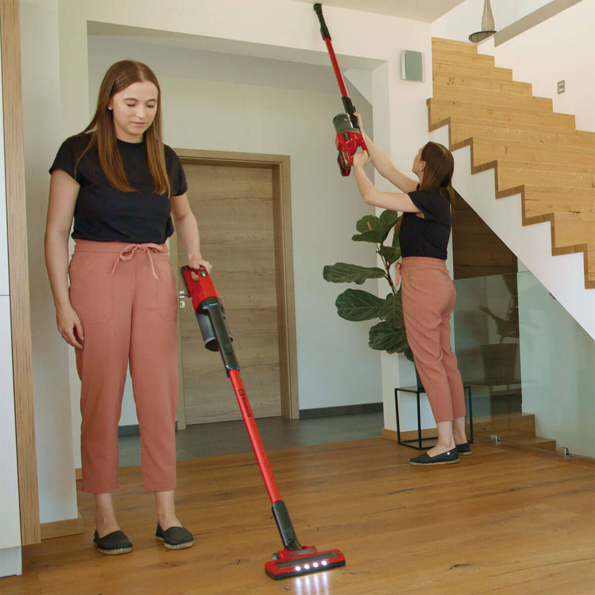 Aspiradora Vertical Inalámbrica 18V Incluye 1 Batería 4.0 Ah Y Cargador