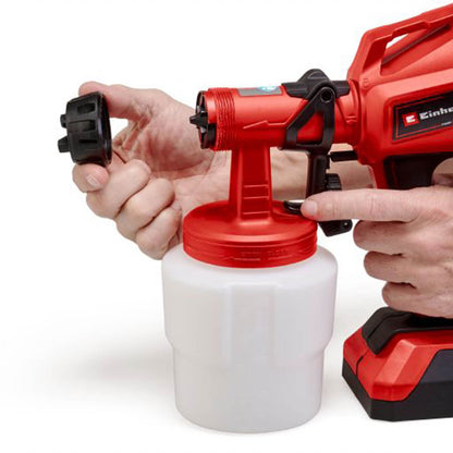 Pinstola Para Pintar Inalámbrica 18V 800 Ml Incluye 1 Batería 4.0 Ah Y Cargador