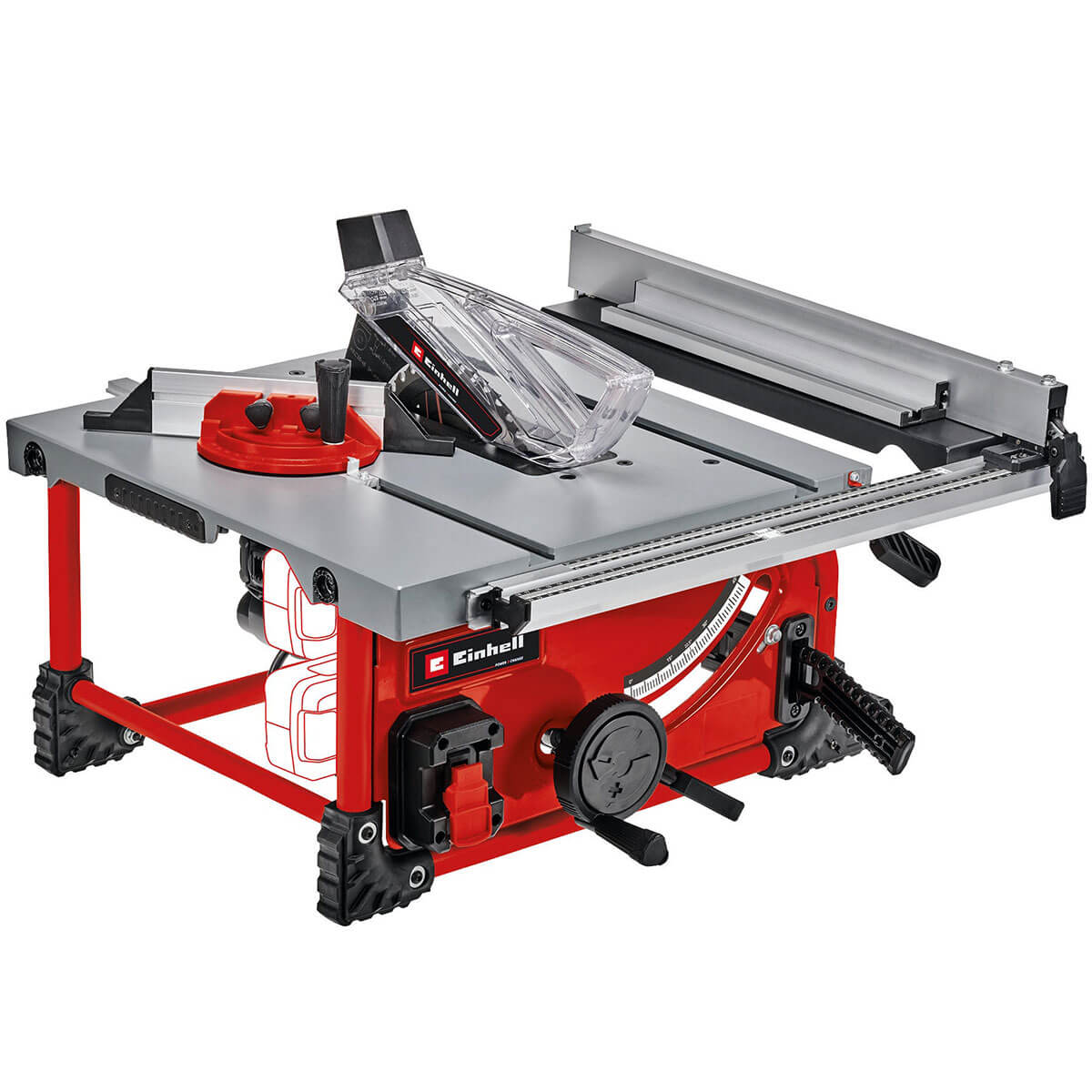 Sierra de Mesa 10" Inalámbrica 36 V 3800 Rpm Incluye 2 Baterías 4.0 Ah Y 2 Cargadores