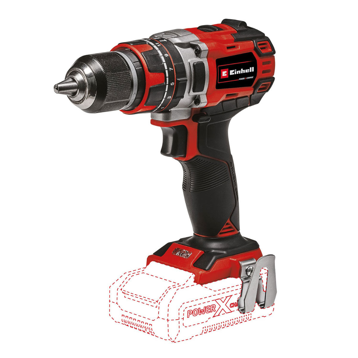 Taladro Percutor 1/2 Inalámbrico Brushless 18V 50 Nm Incluye 1 Batería 2.5 Ah Y Cargador