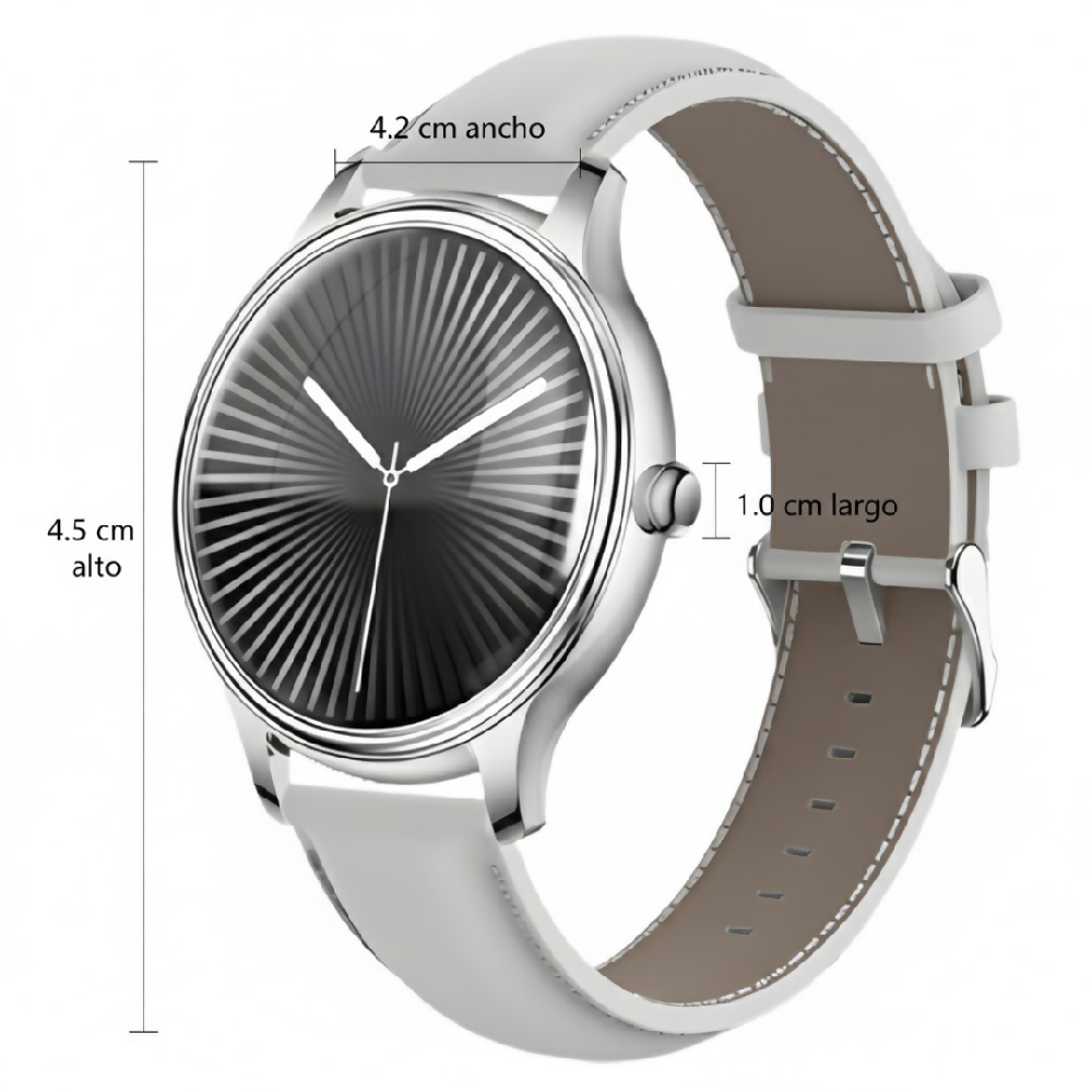 Smartwatch Amor 2 Mobulaa Bluetooth Reloj Inteligente Con Pantalla HD, Frecuencia Cardíaca Y Batería Duradera