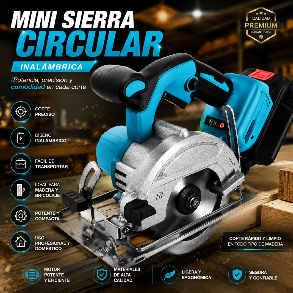 Sierra Cortadora Inalámbrica Jf-91 Profesional Para Mármol O Madera