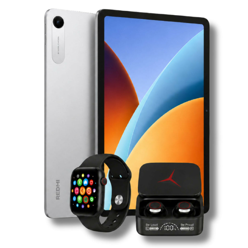 Tablet Redmi Pad 2 Wi-Fi 256GB 8GB RAM + Obsequios Audífonos Y Smartwatch Gris