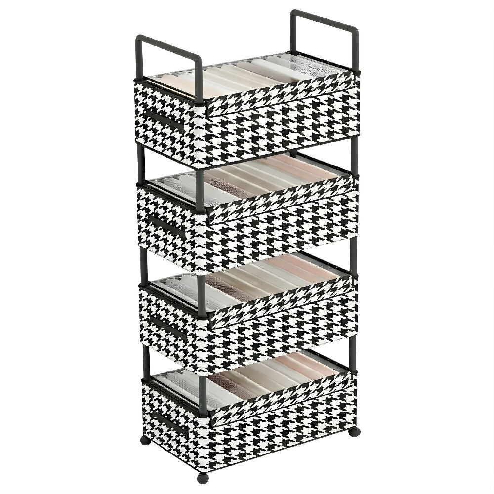 Estante Para Ropa 4 Niveles Y Estructura De Acero Reforzada