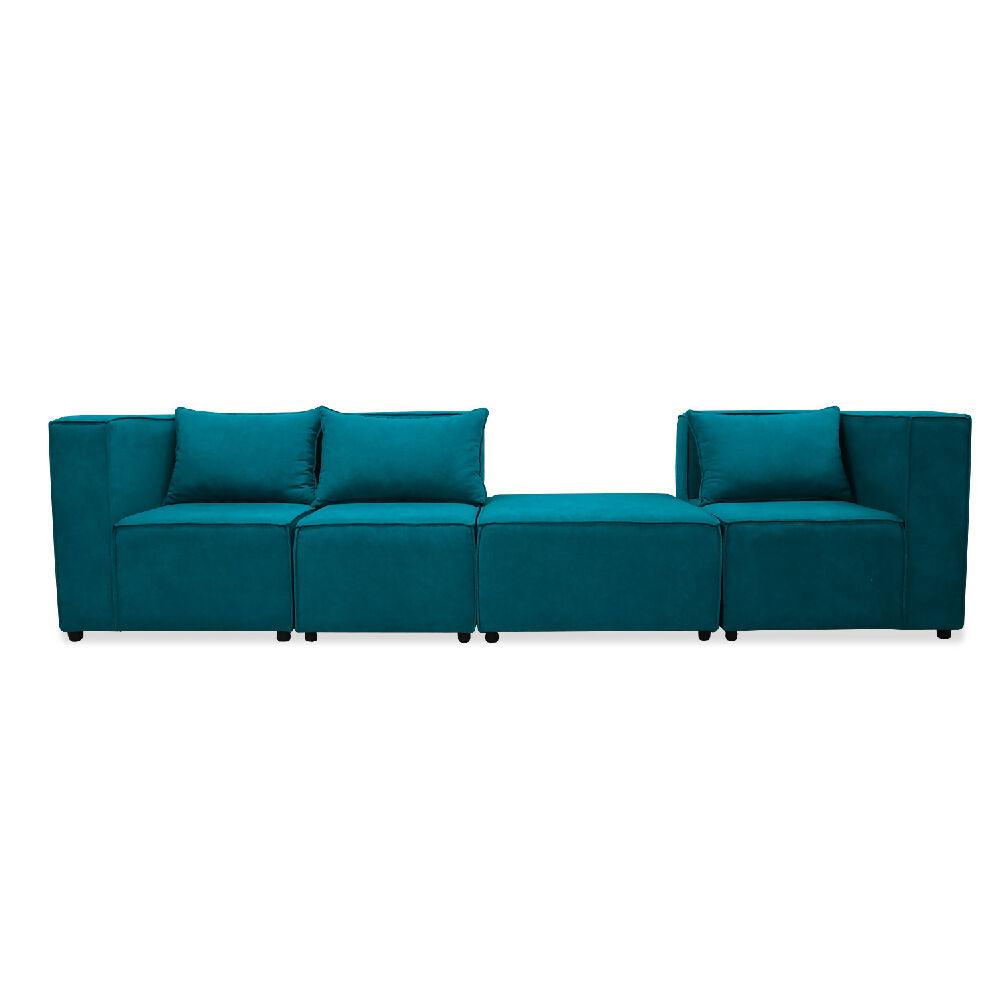 Sala Hofer Modular Turquesa