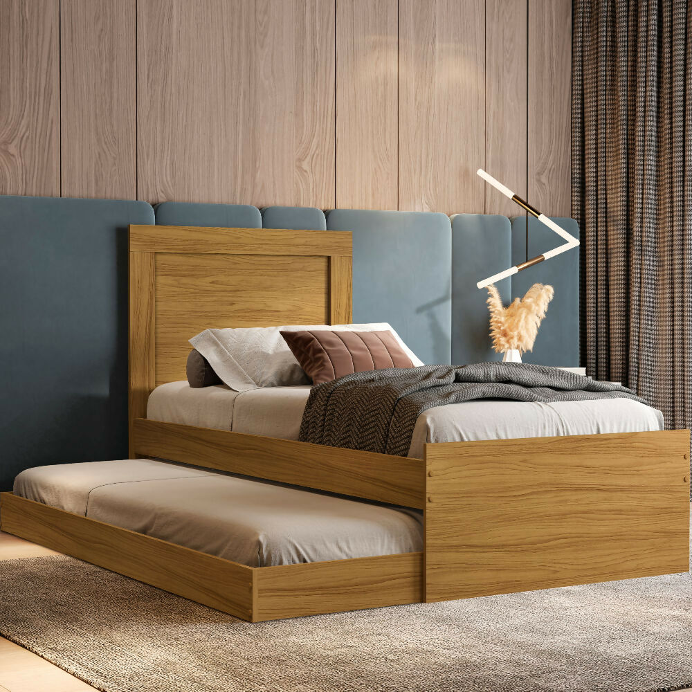 Cama Sencilla Verona, Natural