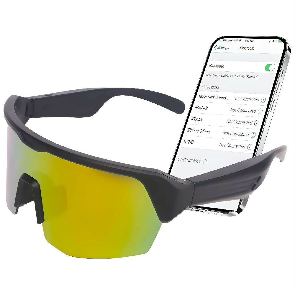 Gafas Inteligentes Tipo Ciclismo TF-800 Con Conexión Bluetooth Y Sonido HD