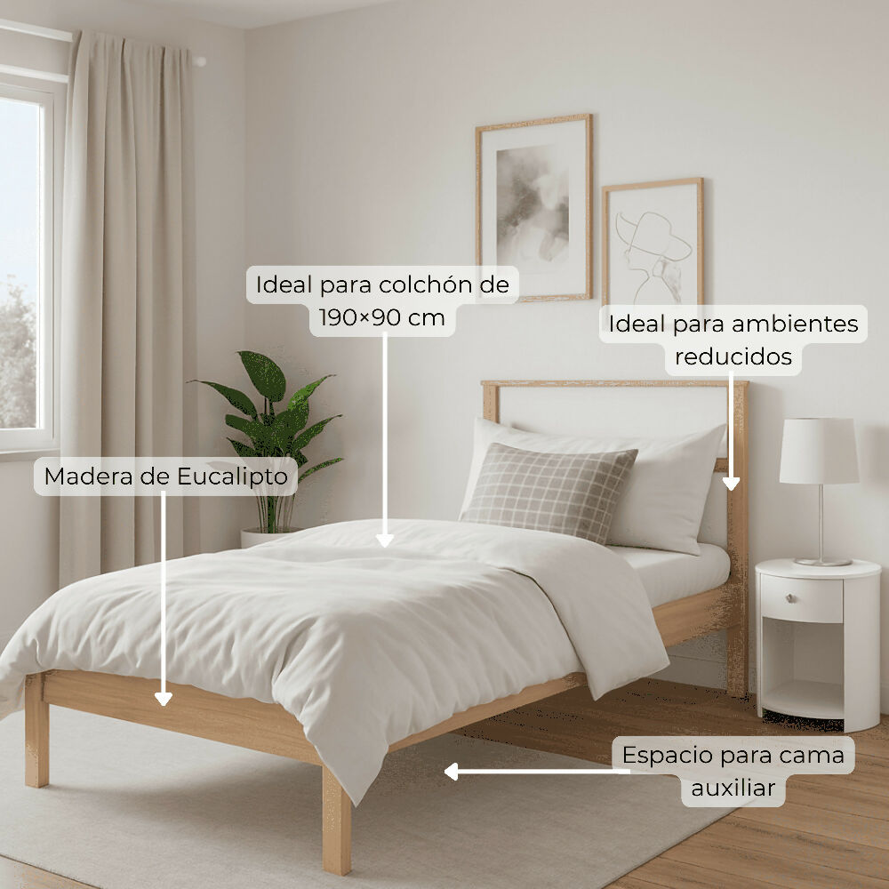Cama sencilla Viena