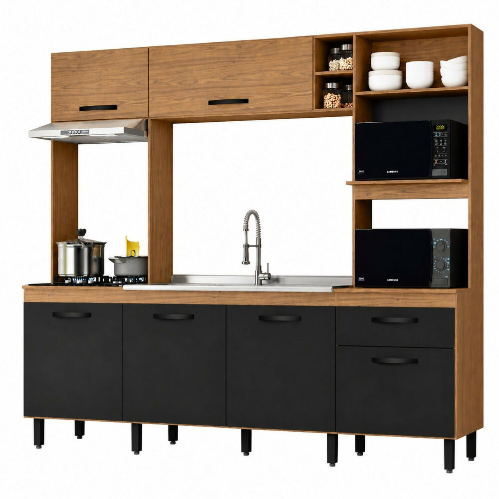 Cocina Cuba - Natural/Negro