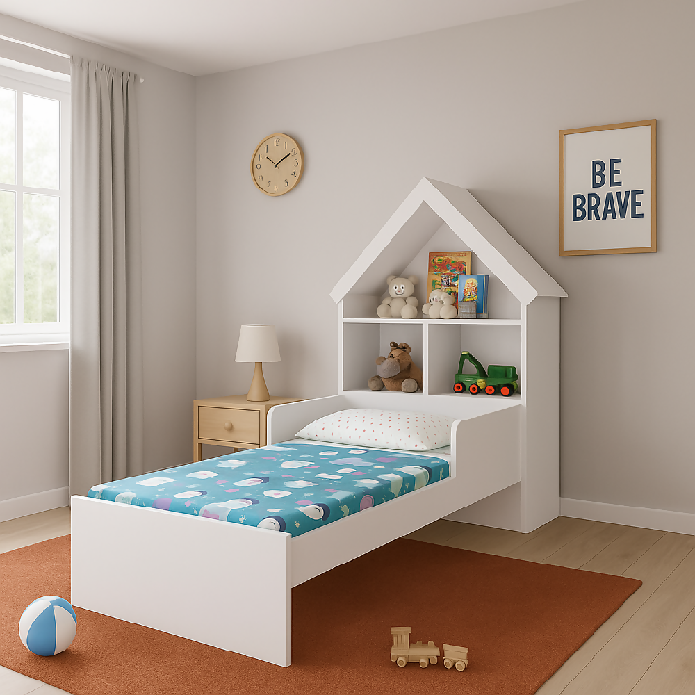 Cama infantil Ariel, blanca