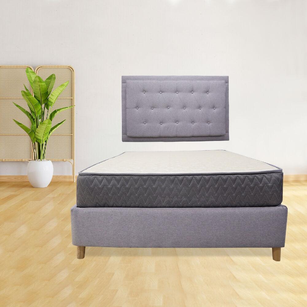 Combo base cama + colchon Tanner 100 sencillo + espaldar