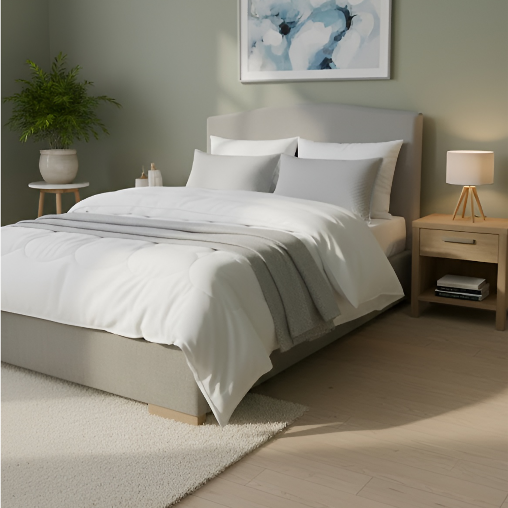 Cama Tapizada Formosa Garden en madera