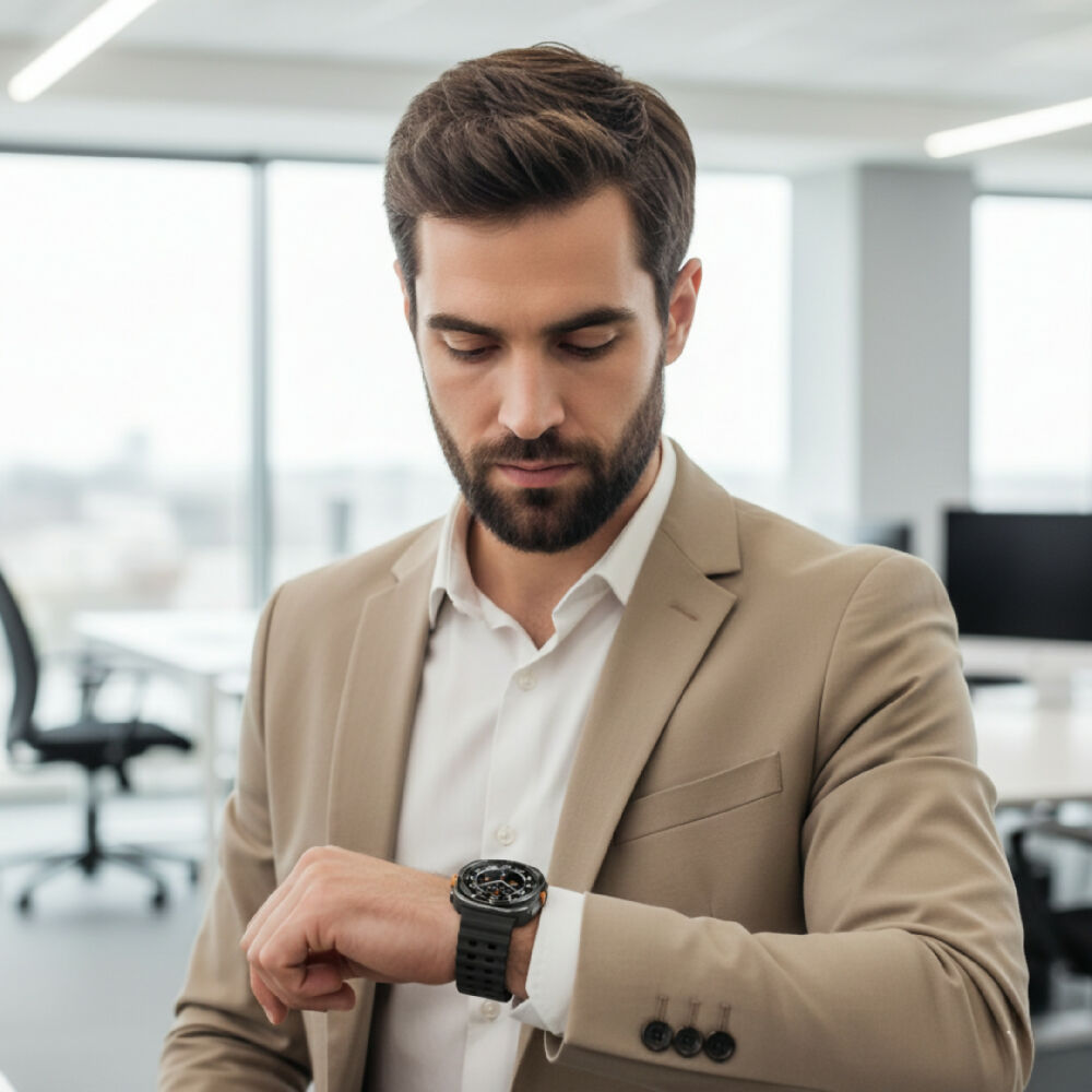 Smartwatch MS Ultra 1 Mobulaa Reloj Inteligente 49mm Con Llamadas Bluetooth, Pantalla HD, SpO2 Y Monitor De Salud