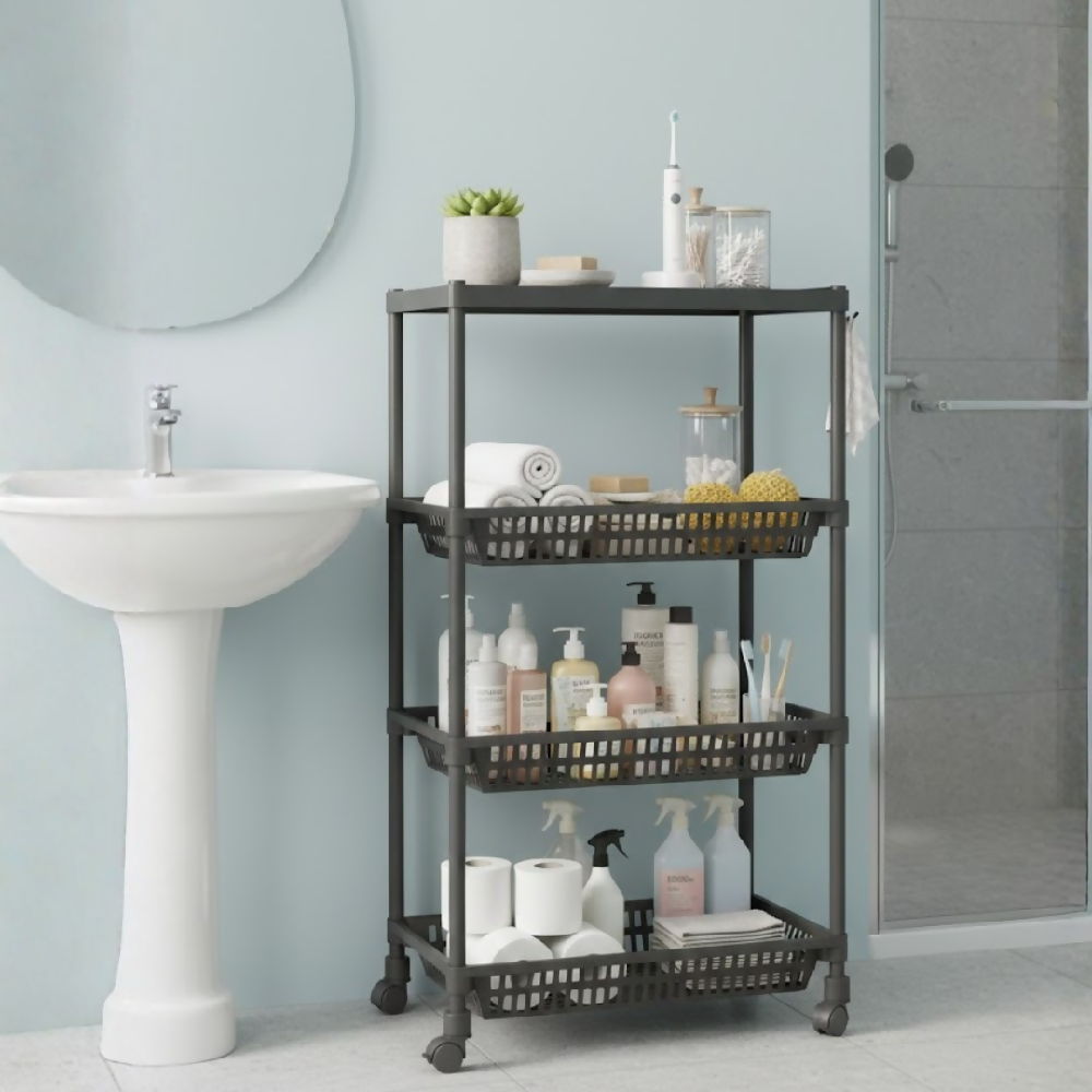 Carrito Organizador 4 Niveles Con Ruedas Multiusos YH6710-4A