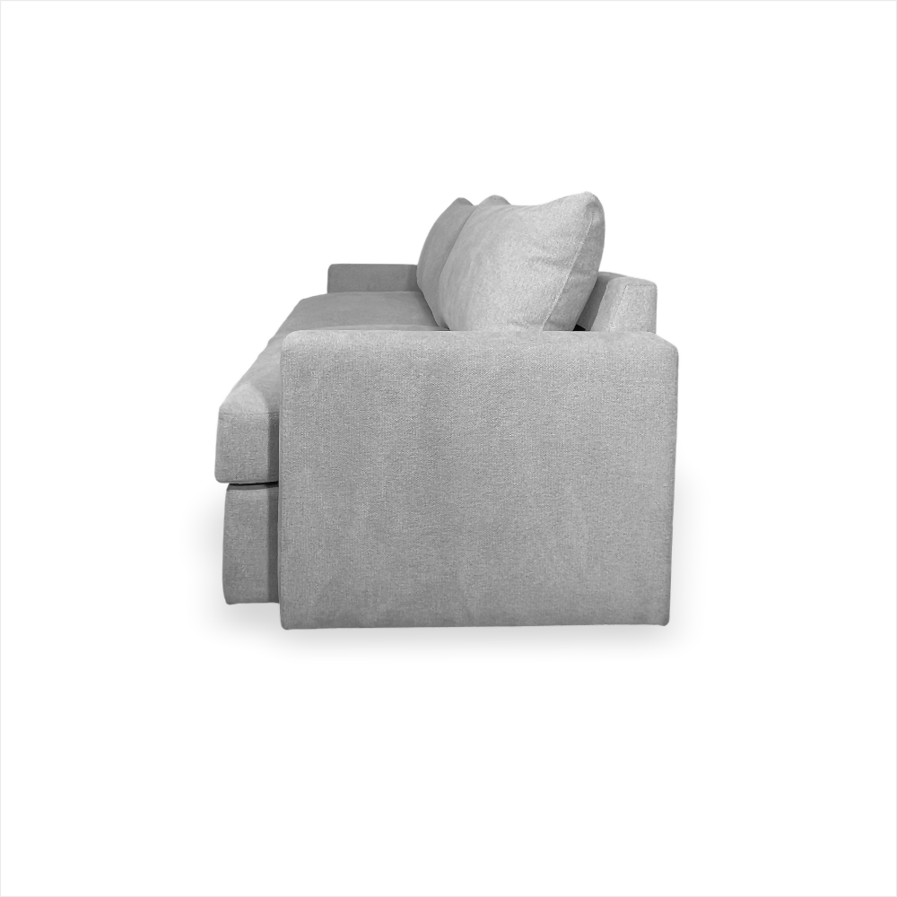 Sofá Crate 2 puestos Gris