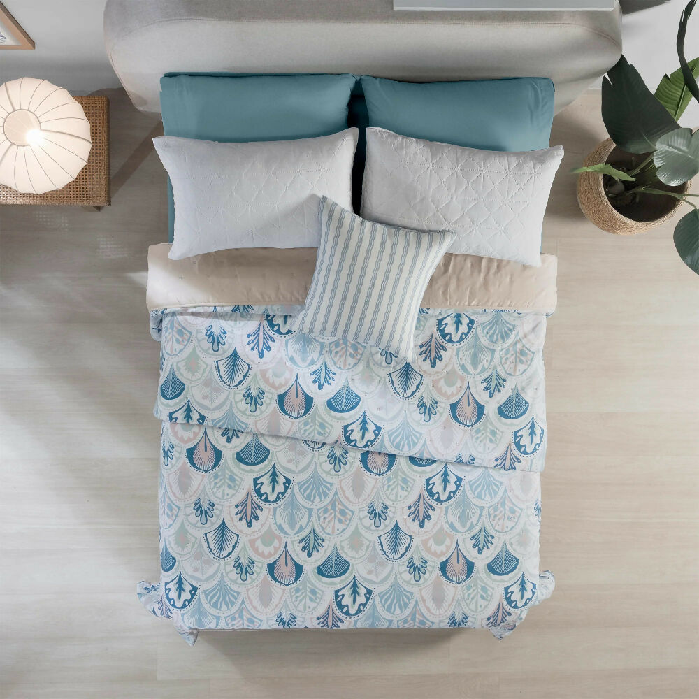 Edredón Novo Santorini, para Cama Sencilla, 2 Vistas