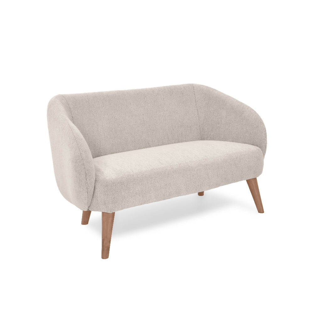 Sofa 2 Puestos Astra 130x76x77 cm Tela Beige
