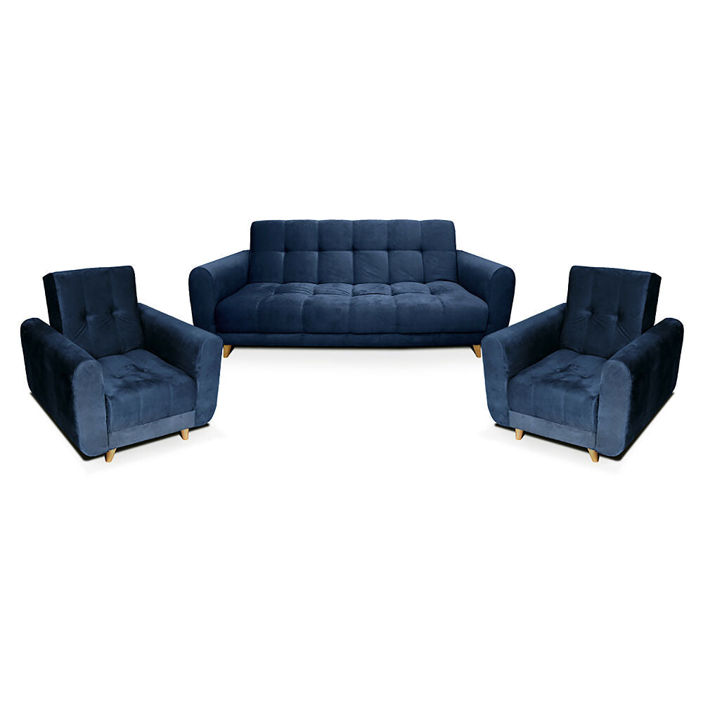 Sala Clic Clac Archer tela azul
