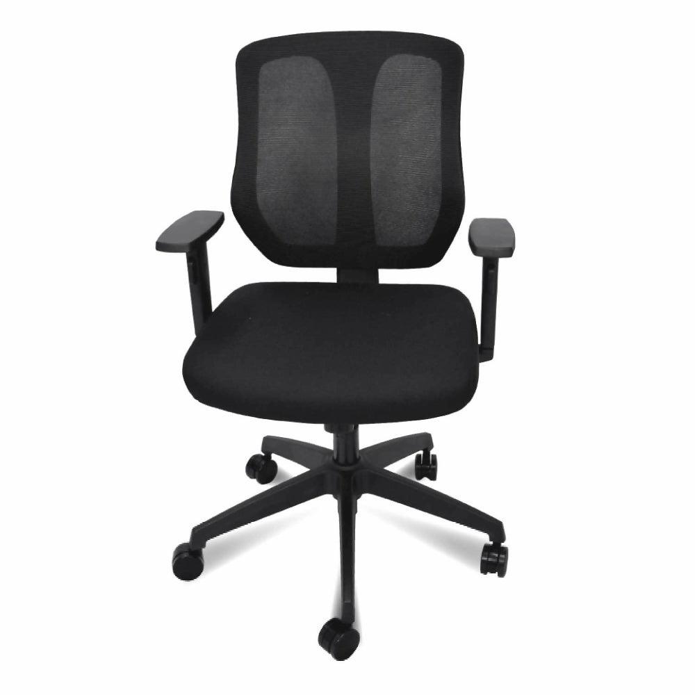 Silla de Oficina Ergonómica Leaf Negra