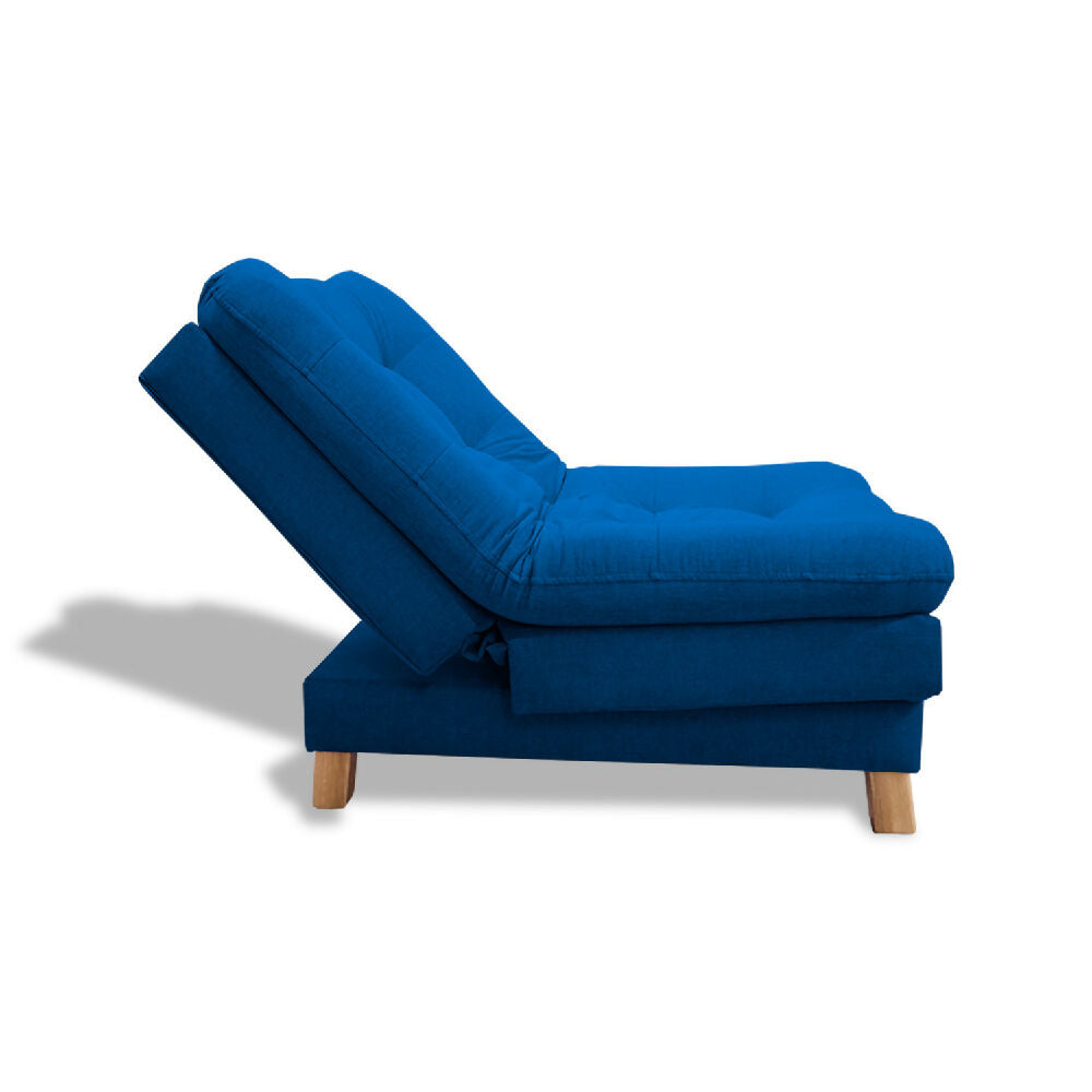 Poltrona Widmer Clic Clac 3 Posiciones Azul Petroleo