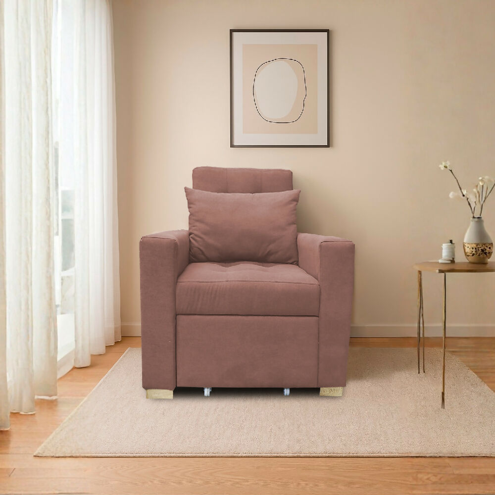 Poltrona Mood Multifuncional Reclinable camel