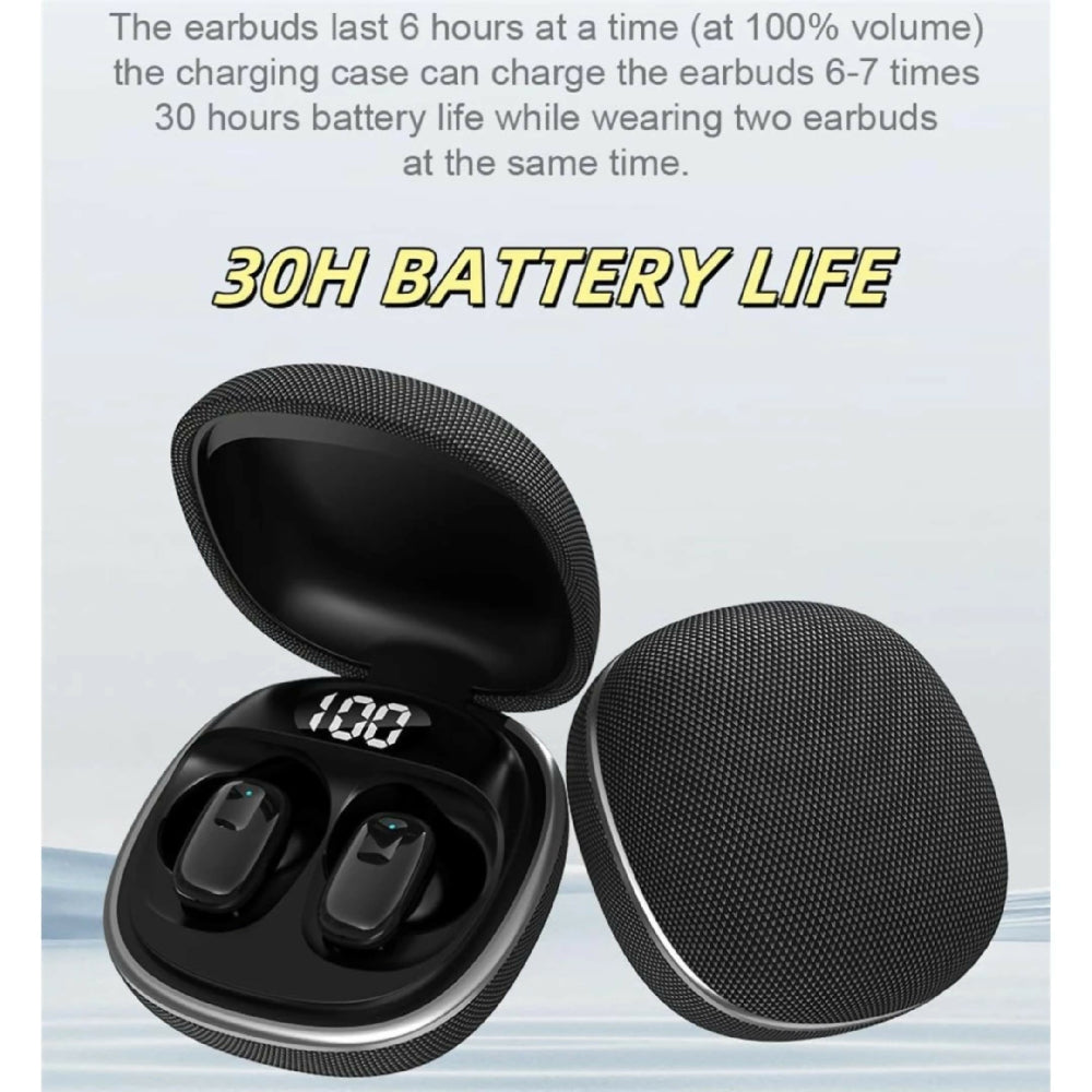 Audífonos Inalámbricos Movisun T19 In-Ear Con Sonido HD Y Estuche De Carga Negro