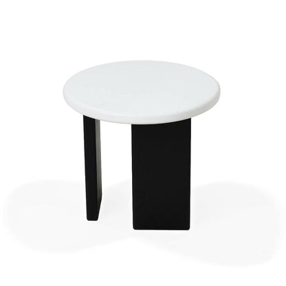 Mesa Auxiliar Stone Blanco