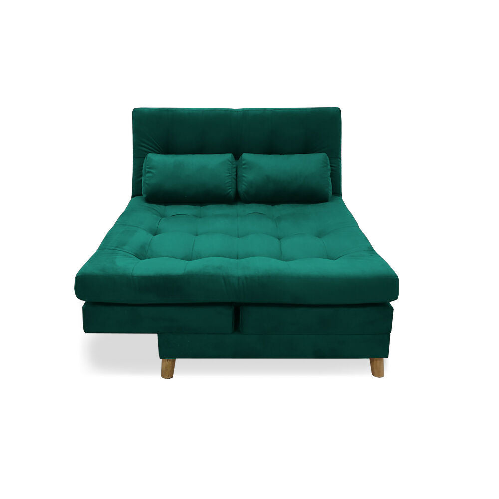 Sofacama Bieri 5 posiciones Reclinable Verde