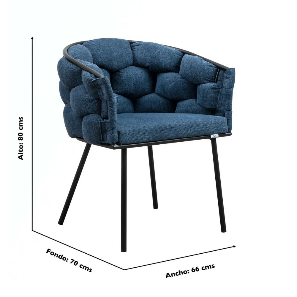 Silla Auxiliar Azul Scarlet