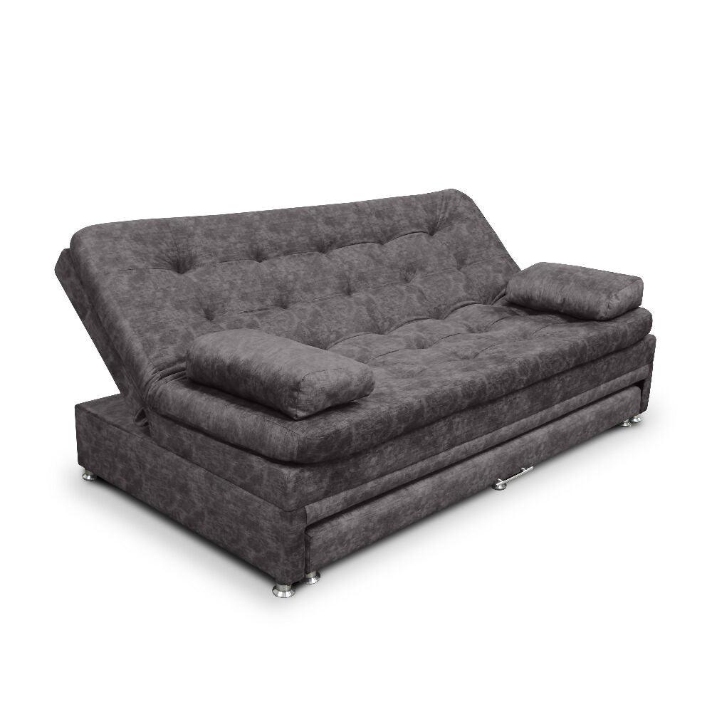Sofa cama Nido Tarima Olsen Tela Café - Incluye Cojines