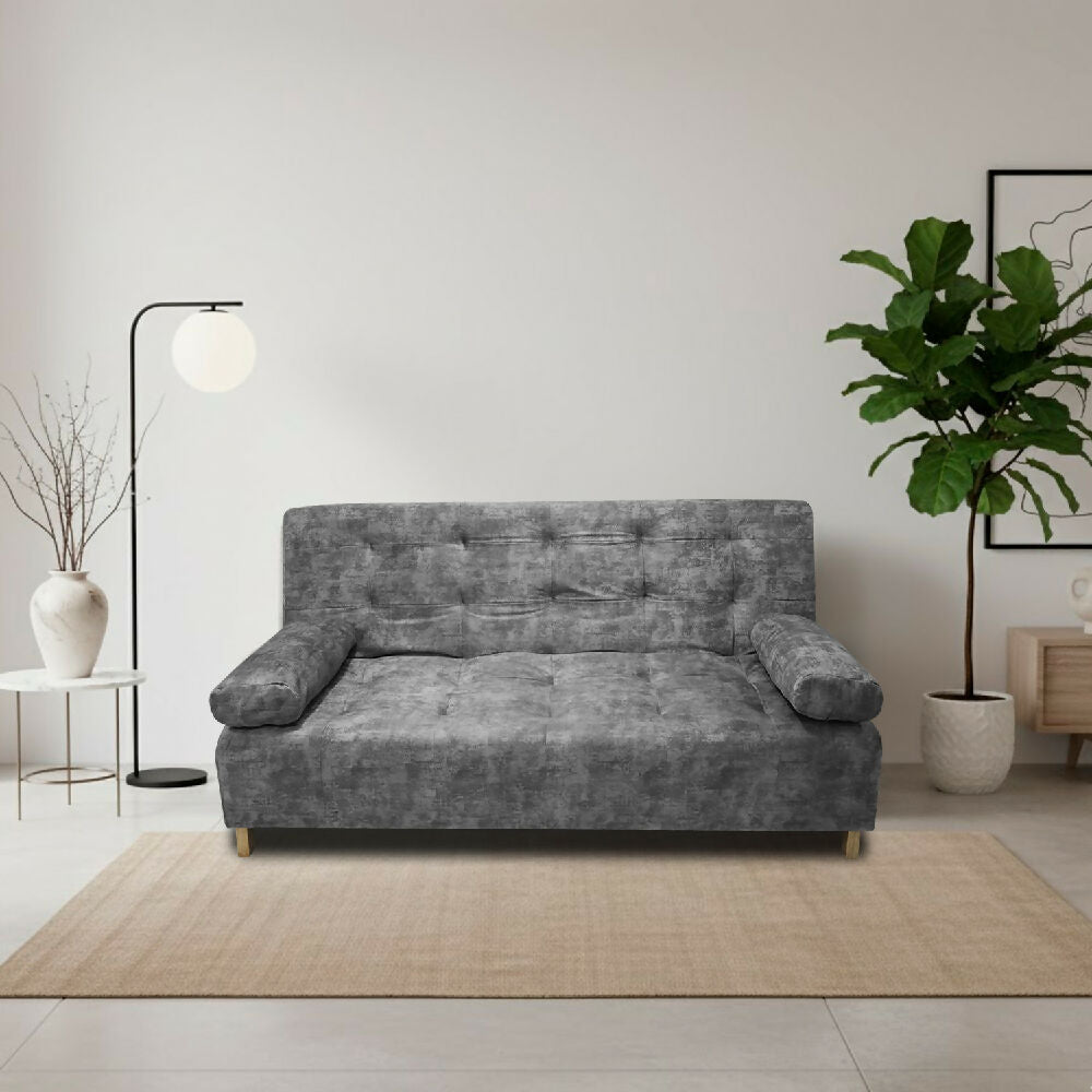 Sofá Cama Seiler Tela Amigable Con Mascotas 180X94X80 Cm Gris