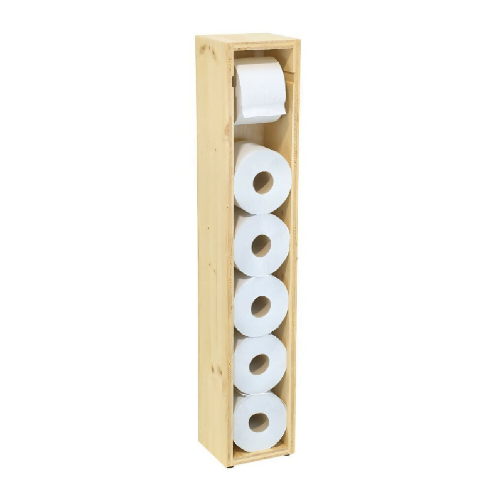 Organizador De Papel Higiénico En Madera