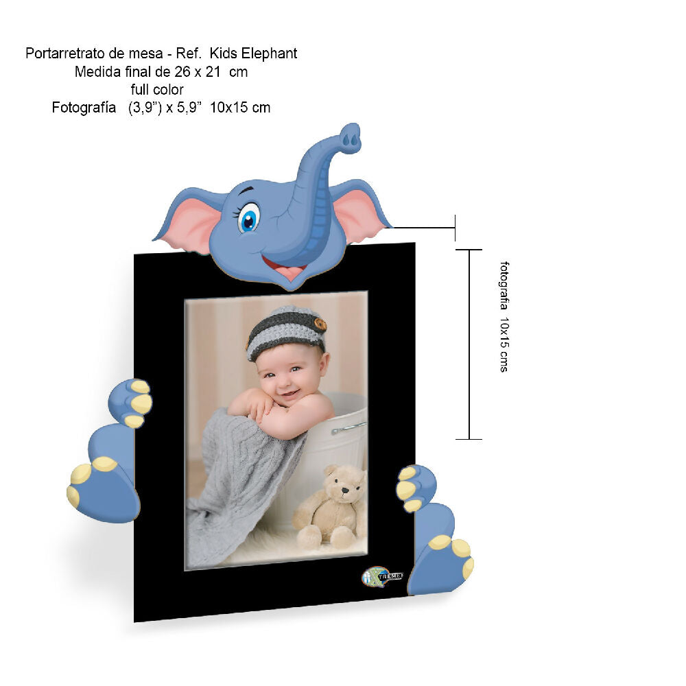 port  animls  elephant Black Ficha