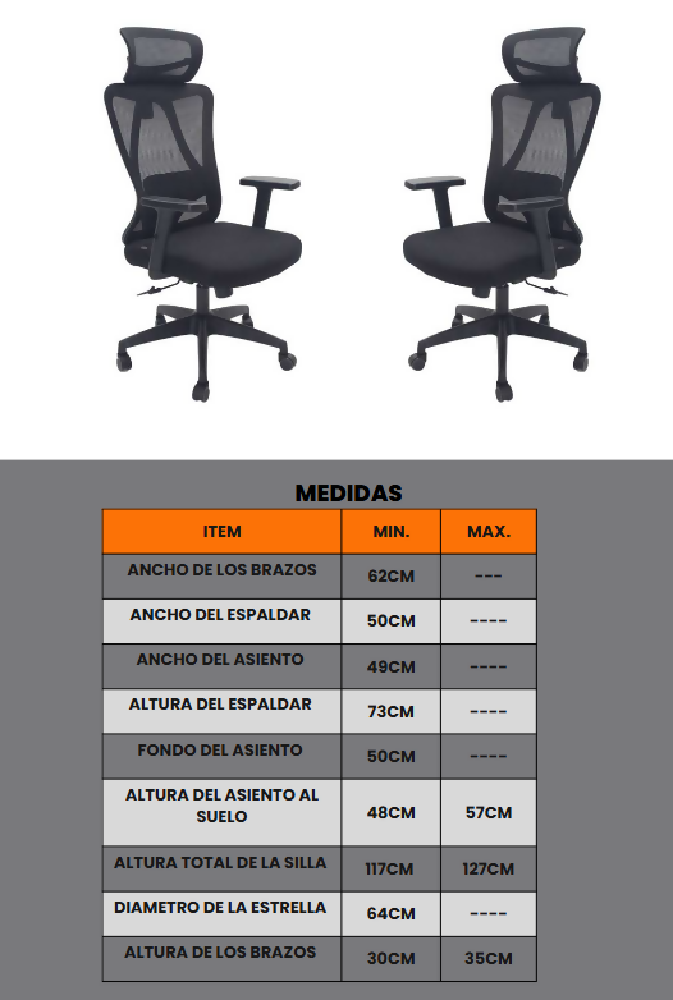 Medidas orion