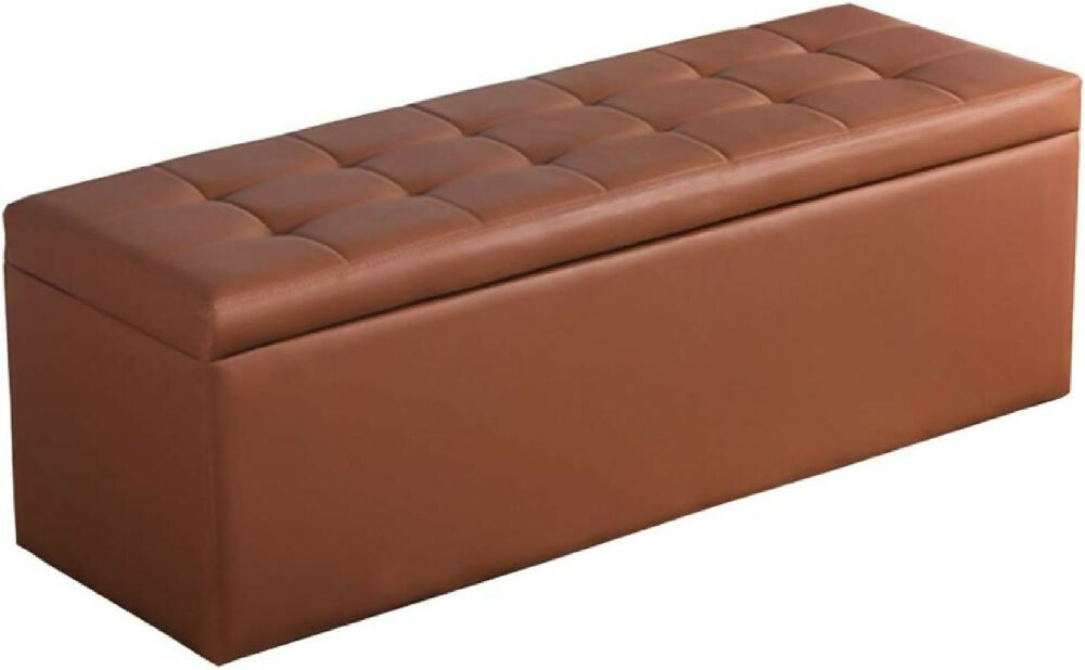 puf baul chocolate 80x40 sintetico 2