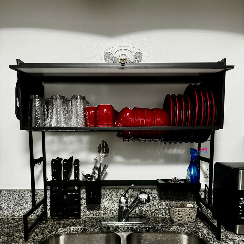 Escurridor Platos Cocina Gabinete Organizador Loza Secaplatos