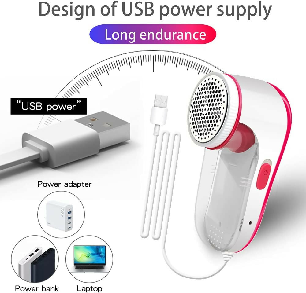 Quitamotas Recargable USB Remove Pelusas Pelo Polvo Lana
