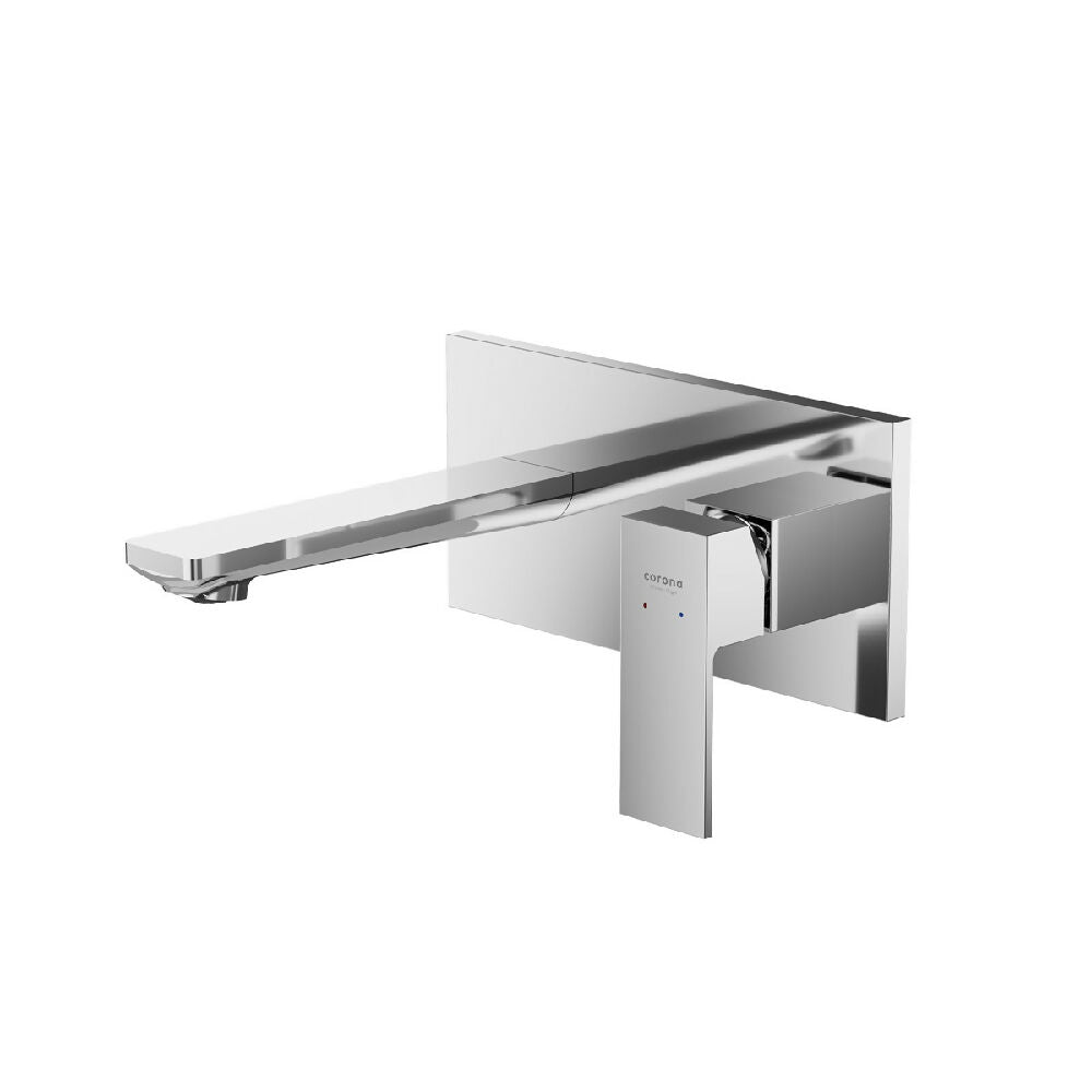 Grifería de pared para lavamanos Kepler cromada Corona