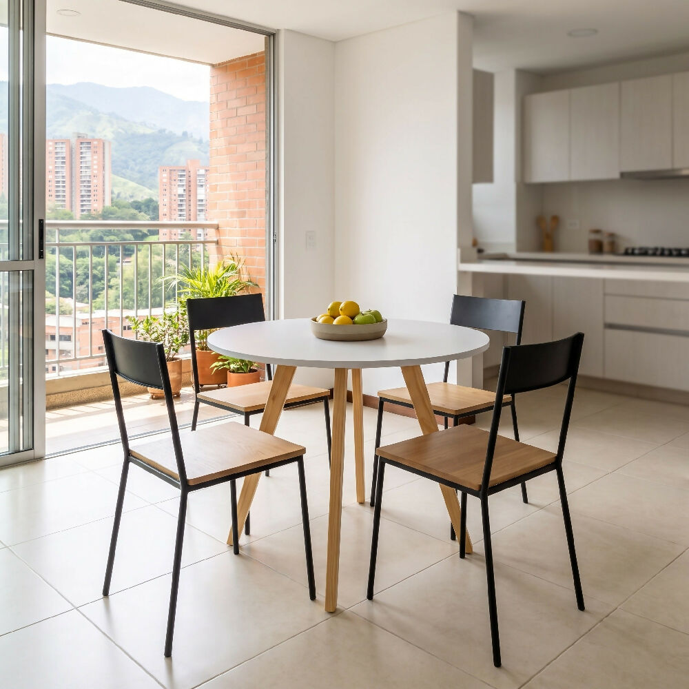Comedor Nórdico Circular 80
