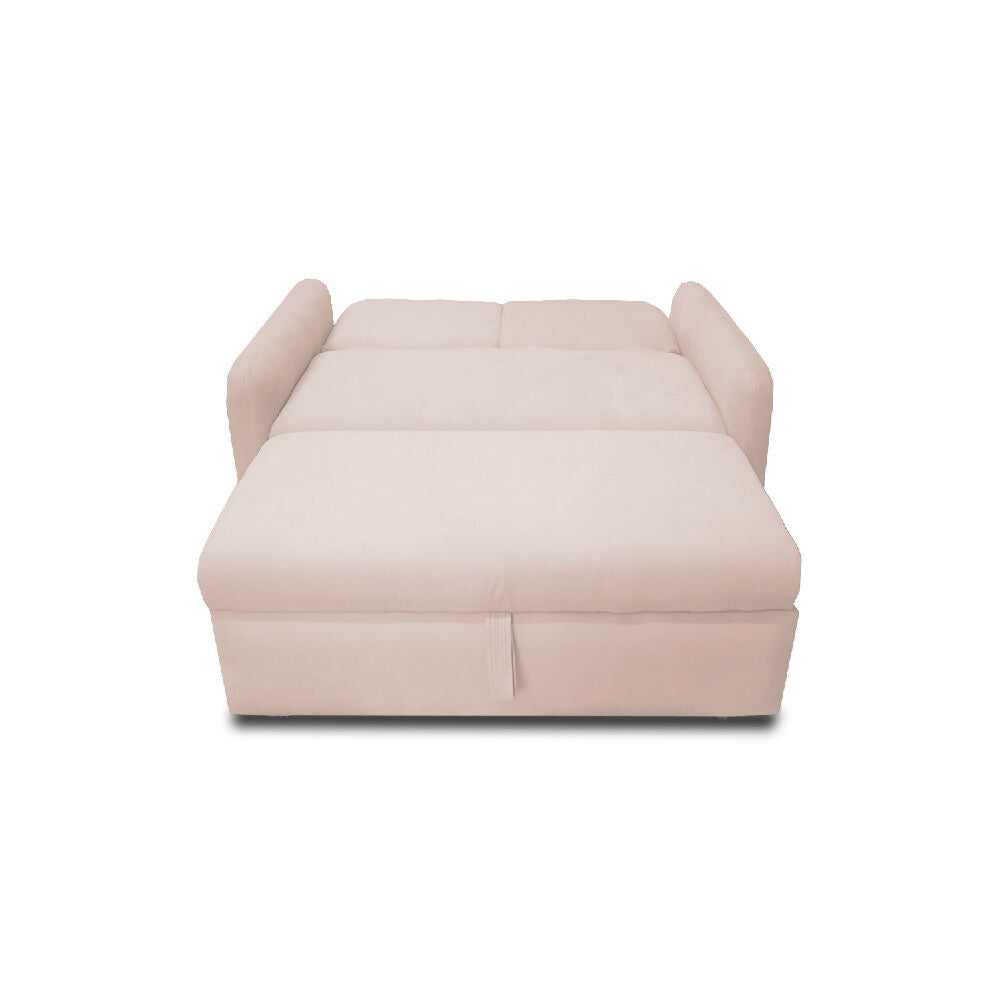 Sofacama Nube Multifuncional Carrito Reclinable Beige + Cojines