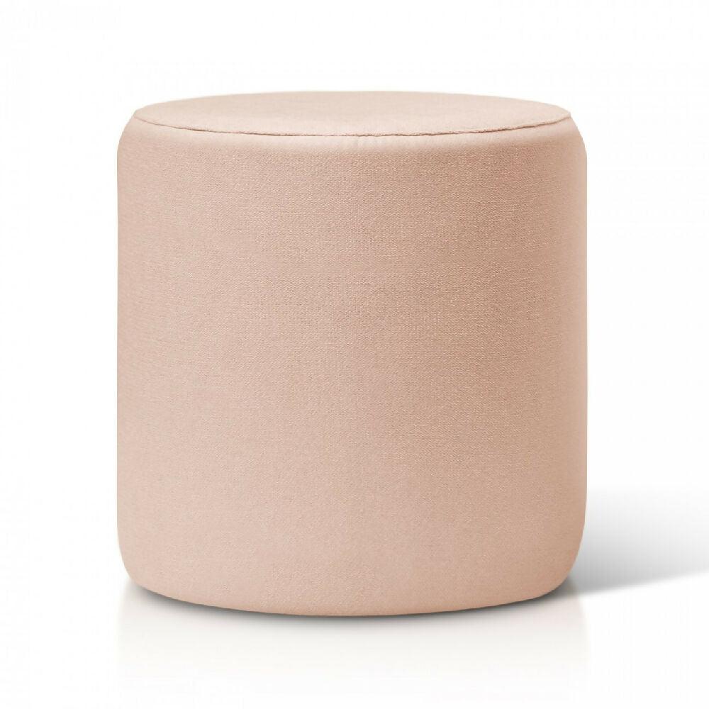 Puff Butaco Auxiliar Redondo Rosa